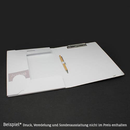 209 Tagungsmappe Format A4, Rücken 2 cm // Color Line // weiss – Bild 5
